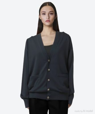 カーディガン 30G Silk Cotton V Neck
