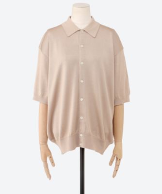 ニットトップス Silk Polo 26―080―HL―8050―10