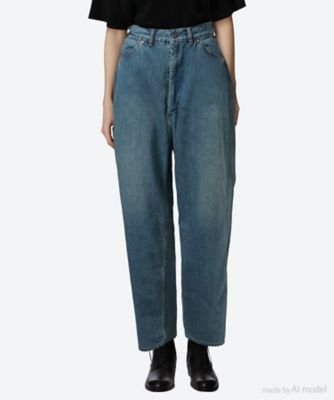 ＜CIOTA (Women)＞デニムパンツ　Ｄｅｎｉｍ　Ｐａｉｎｔｅｒ　Ｐａｎｔｓ　ＰＴＬＭ－１４ＰＡＷ－ＰＩＭＢＬ