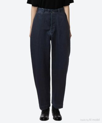 ＜CIOTA (Women)＞デニムパンツ　Ｄｅｎｉｍ　Ｓｌａｃｋｓ　ＰＴＬＭ－１６ＤＳＷ－ＰＩＤＮＷ