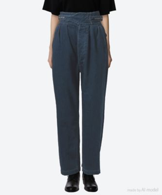 ＜CIOTA (Women)＞デニムパンツ　Ｄｅｎｉｍ　Ｇｕｒｋｈａ　Ｐａｎｔｓ　ＰＴＬＭ－１７ＧＵＷ－ＰＩＤＥＢＬ