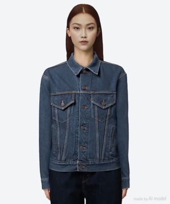 ＜CIOTA (Women)＞デニムジャケット　４　Ｐｏｃｋｅｔｓ　Ｄｅｎｉｍ　Ｊａｃｋｅｔ　ＪＫＬＭ－３０６－ＰＩＤＥＢＬ