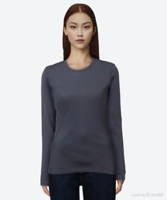 ＜SUNSPEL (Women)＞ＬＳ　Ｃｒｅｗ　Ｎｅｃｋ　Ｔ－Ｓｈｉｒｔ　ＷＴＳＨ００３３