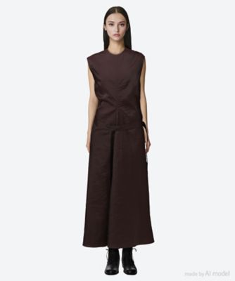 WIDE STRAP VOLUME DRESS VERVE SNW