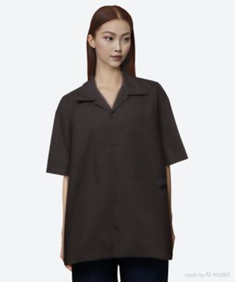 ＜SEEALL (Women)＞ブラウス　ＧＥＮＥＲＡＬ　ＰＵＲＰＯＳＥ　ＳＨＩＲＴＳ　ＳＡＵ６３―ＳＨ３８６―Ｉ―００１