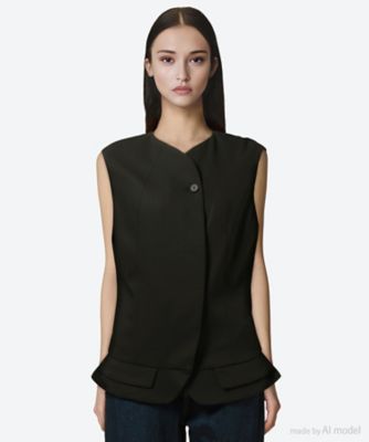 ＜SEEALL (Women)＞ジレ　ＶＩＣＴＯＲＩＡ　ＧＩＬＥＴ　ＳＡＷ６３－ＧＬ１０１－ＷＫ－００１