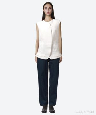 24時間限定値下げSailor Collar Eco Leather Gilet ジレ VICTORIA GILET SAW63－GL101－SO