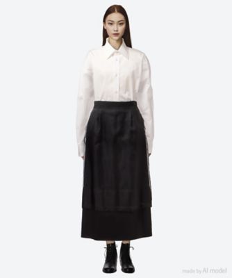 スカート LAYERED SKIRT SAW63―SK101―WK