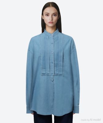 ＜SEEALL (Women)＞ブラウス　ＯＶＥＲＳＩＺＥＤ　ＴＡＸＩＤＯ　ＳＨＩＲＴＳ　ＳＡＷ６３―ＳＨ３０１―Ｉ―００４