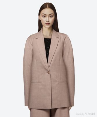 ＜BITE Studios (Women)＞ジャケット　ＳＣＵＬＰＴＥＤ　ＳＬＥＥＶＥ　ＳＵＩＴ　ＪＡＣＫＥＴ　１１７１６５５