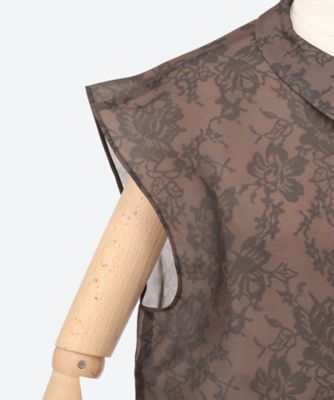 ブラウス LACE PRINT ORGANZA SHIRT