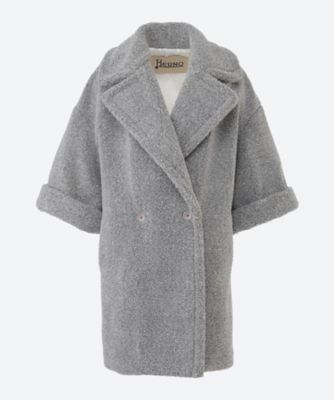 美品♡ ヘルノ 大きいサイズ 48 2XL ステンカラーコート ノーカラー 送料無料】コート | HERNO (Women)/ヘルノ | 三越伊勢丹オンライン
