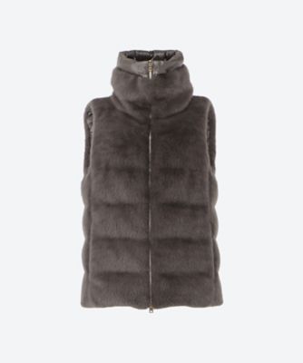 【送料無料】HERNO (Women)/ヘルノ ベスト 9480 D.GREY コート・ジャケット【三越伊勢丹/公式】