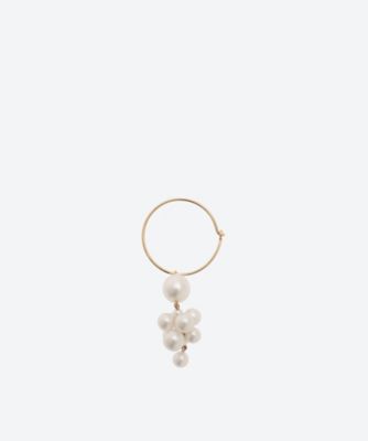 ＜Sophie Bille Brahe (Women)＞フープパールピアス　※シングル