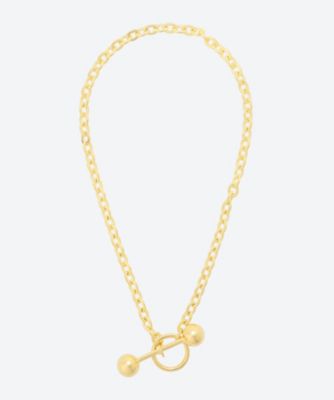 付属品【SASKIADIEZ】GOLD BARBELLE CHOKERネックレス