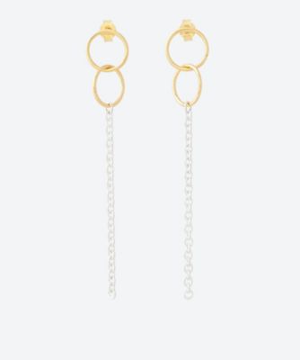 ＜SASKIA DIEZ (Women)＞イヤリング　ＥＴＥＲＮＡＬ　ＥＡＲＲＩＮＧＳ　ＳＭＡＬＬ　ＣＨＡＩＮＥＤ