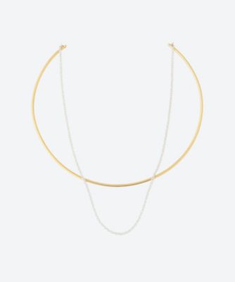 ＜SASKIA DIEZ (Women)＞ネックレス　ＥＴＥＲＮＡＬ　ＮＥＣＫＰＩＥＣＥ　ＣＨＡＩＮＥＤ
