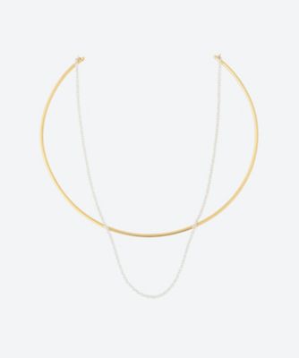 ＜SASKIA DIEZ (Women)＞ネックレス　ＥＴＥＲＮＡＬ　ＮＥＣＫＰＩＥＣＥ　ＣＨＡＩＮＥＤ