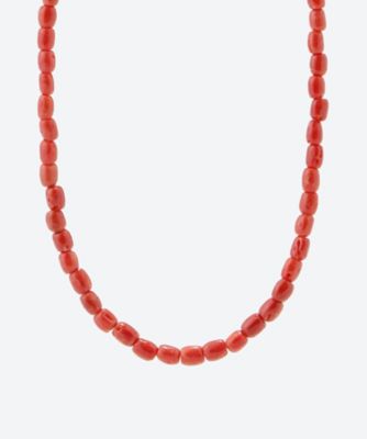 ＜R.ALAGAN (Women)＞ネックレス　６Ｓ／Ｔ―３＿ＣＯＲＡＬ