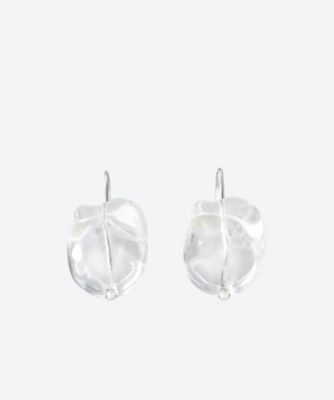 GOSSAMER ステープル ダイヤモンド ピアス ※シングル