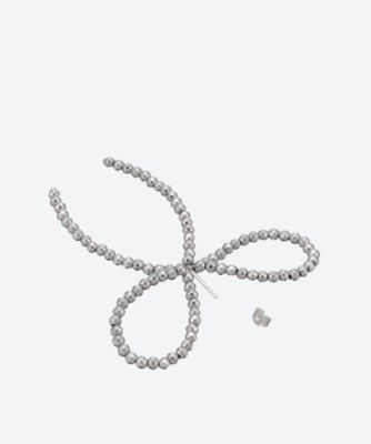 ピアス SPARKLING EARSTUD BOW NO2 1PCS