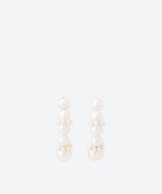 Floral Motif Earrings MM25FWーAC311
