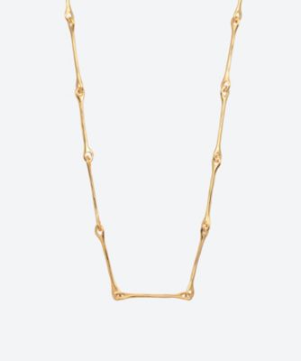 THIN FIBULA CHAIN NECKLACE 6F／Oー