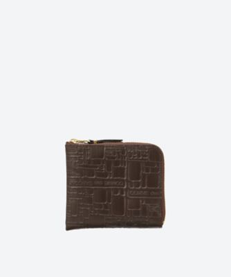 エンボスロゴタイプ L字型財布 8Z－J031－051 | Wallet
