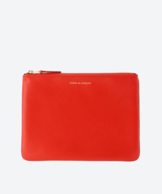 ＜Wallet COMME des GARCONS (Women/Men)＞カラーレザー　ポーチ大