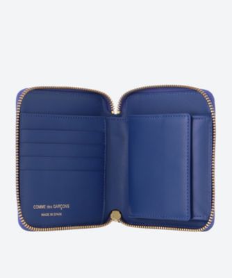 むコムデギャルソン出品一覧新品 コムデギャルソン ロゴ プリント 二つ折り 財布 ブラック WALLET