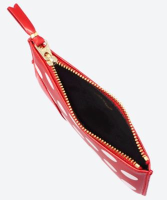 ドットプリント ポーチ 小 8Z－E081－051 | Wallet COMME des