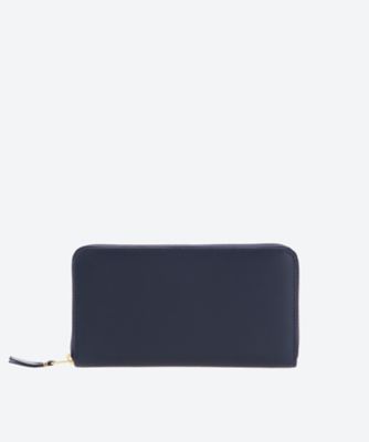 ＜三越伊勢丹/公式＞ Wallet COMME des GARCONS (Women/Men)/ウォレット コム デ ギャルソン クラシックレザー 長財布 ネイビー 財布・マネークリップ【三越伊勢丹/公式】