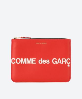 ＜Wallet COMME des GARCONS (Women/Men)＞ヒュージロゴ　ポーチ大