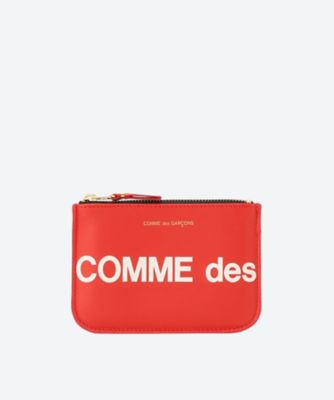 ＜Wallet COMME des GARCONS (Women/Men)＞ヒュージロゴ　ポーチ小