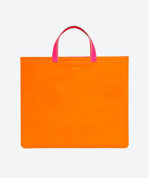 ＜三越伊勢丹/公式＞ コム デ ギャルソン スーパーフロー バッグ イエロー×ライトオレンジ 旅行用かばん・バッグ