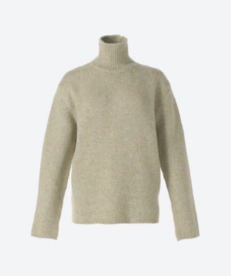 AURALEE CAMEL WOOL MIX KNIT TURTLE NECK | www.cranio-gindl.at