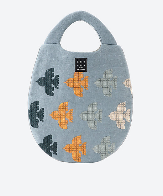 高評価のおせち贈り物 ミナペルホネン foliage bell bag (大) ハンドバッグ