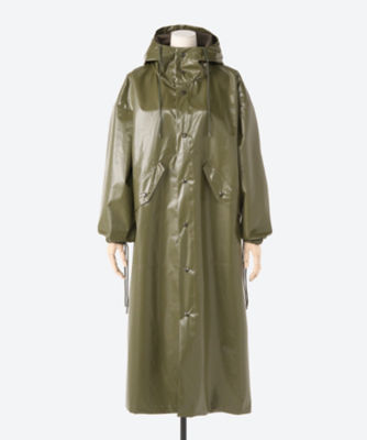 HYKE】 21ss laminated military coat www.iabmixx-peru.com