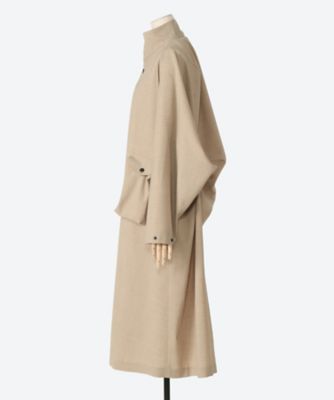 HYKE 21ss STRETCH TROPICAL MILITARY COAT | www.fikprojects.com