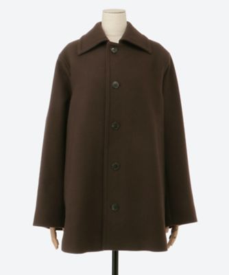 DOUBLE CLOTH LIGHT MELTON HALF COAT 高評価のクリスマスプレゼント