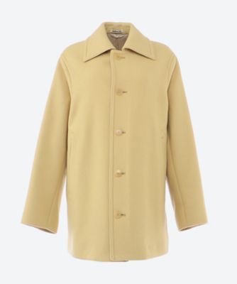 ジャケット・アウター DOUBLE CLOTH LIGHT MELTON HALF COAT Light Melton Half Coat – La Garçonne