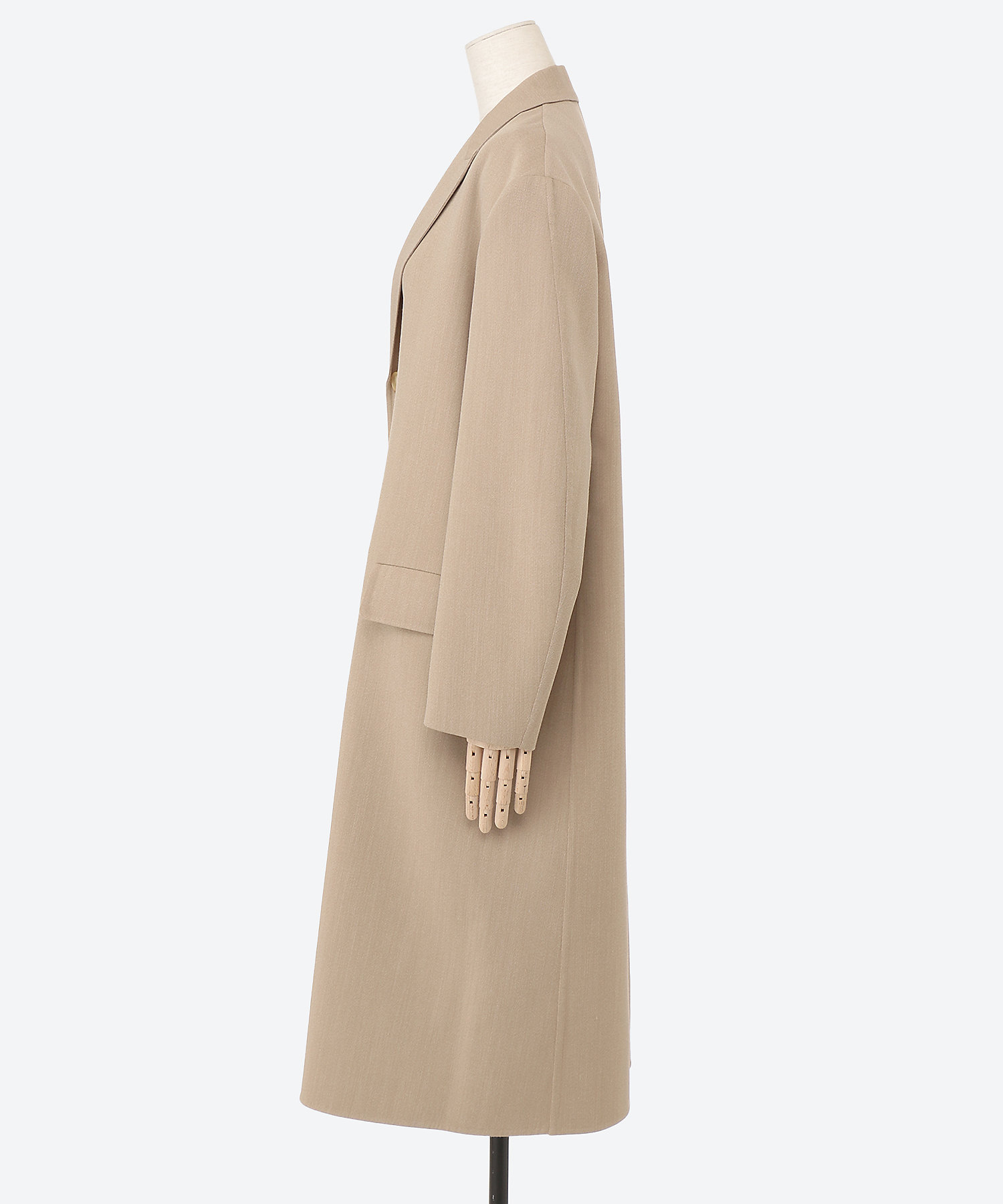 【AURALEE】 WOOL DOUBLE CLOTH HANDSEWNCOAT