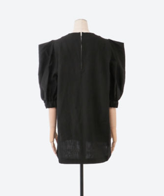 HYKE] ハイクLINEN BALLOON SLEEVE TOP 15164 | www.myglobaltax.com