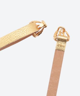 leur logette ルール ロジェット レザーベルト　キャズエドゥミ別注 leur logette ルール ロジェット レザーベルトキャズエドゥミ別注