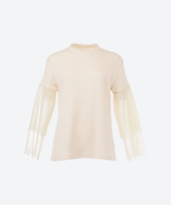 ＜AKIRANAKA (Women)＞Ｔｉｉａ　ｔｕｌｌｅ　ｓｌｅｅｖｅｓ　ｊｅｒｓｅｙ　ＰＯ　ＯＷ