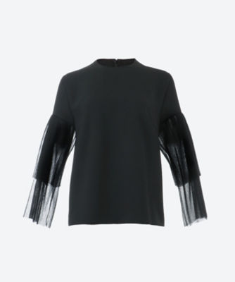 ＜AKIRANAKA (Women)＞Ｔｉｉａ　ｔｕｌｌｅ　ｓｌｅｅｖｅｓ　ＰＯ　ＢＫ