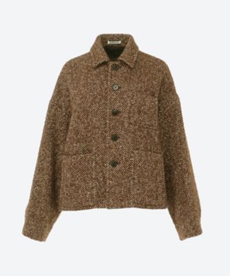 AURALEE ウールアルパカ ツイード ブルゾン ジャケット オーラリーから