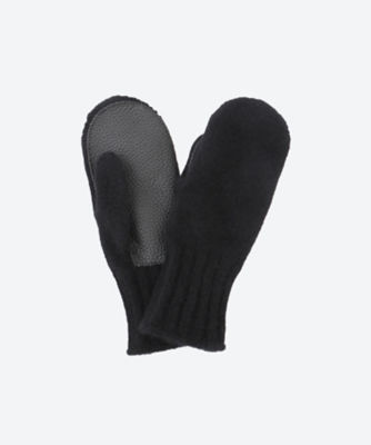 【AURALEE】 Cashmere Knit Lether Glovesオーラリー