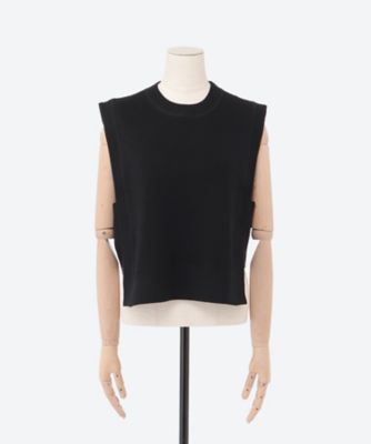 高価値セリー HYKE ハイク 2022AW MOHAIR CROPPED VEST ニット