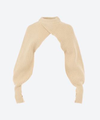 Knit Bolero Turtleneck Sweater